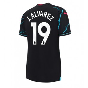Manchester City Julian Alvarez #19 Replica Third Stadium Shirt for Women 2023-24 Short Sleeve